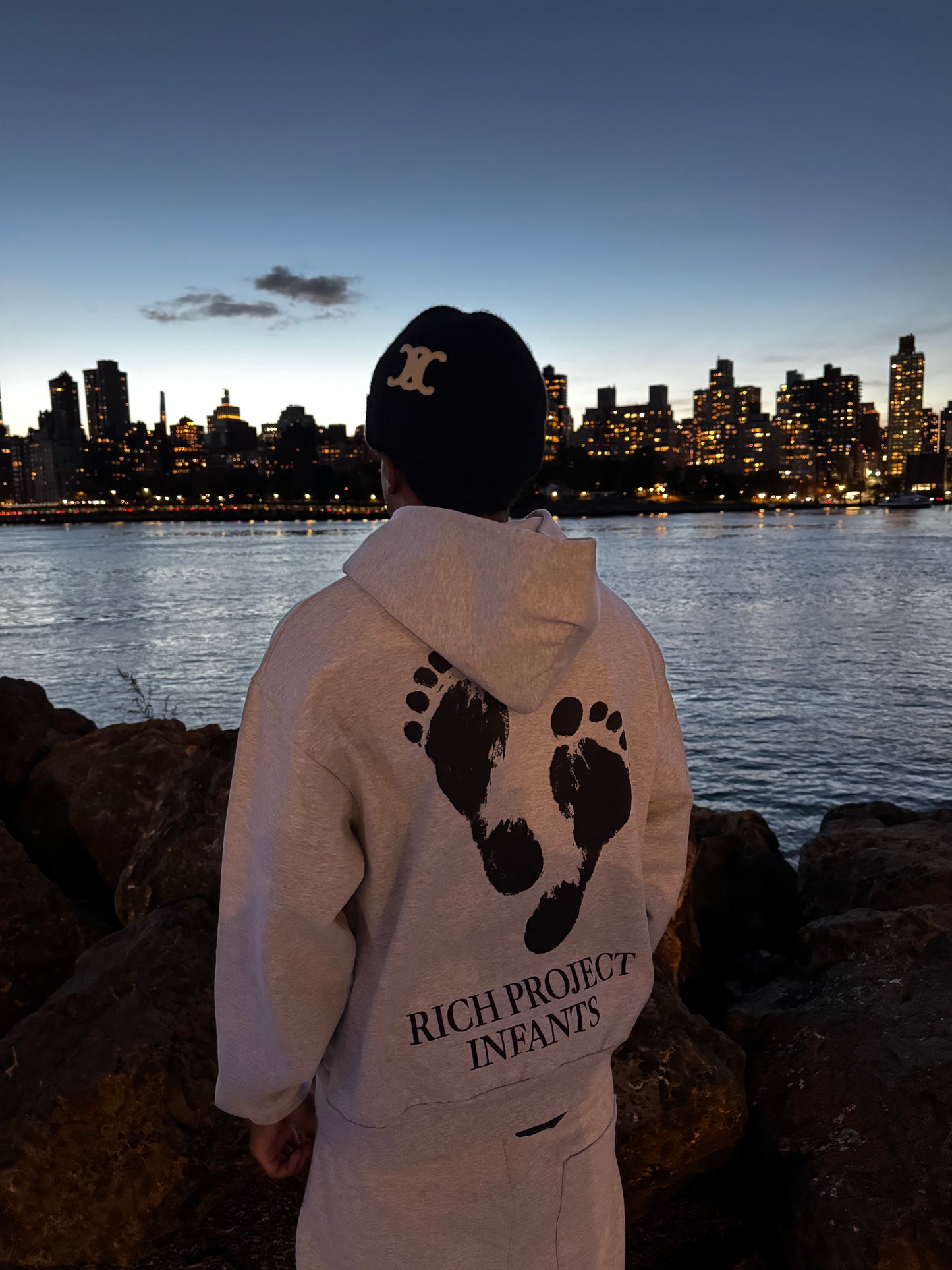 RPI Grey Performance ZIP Hoodie