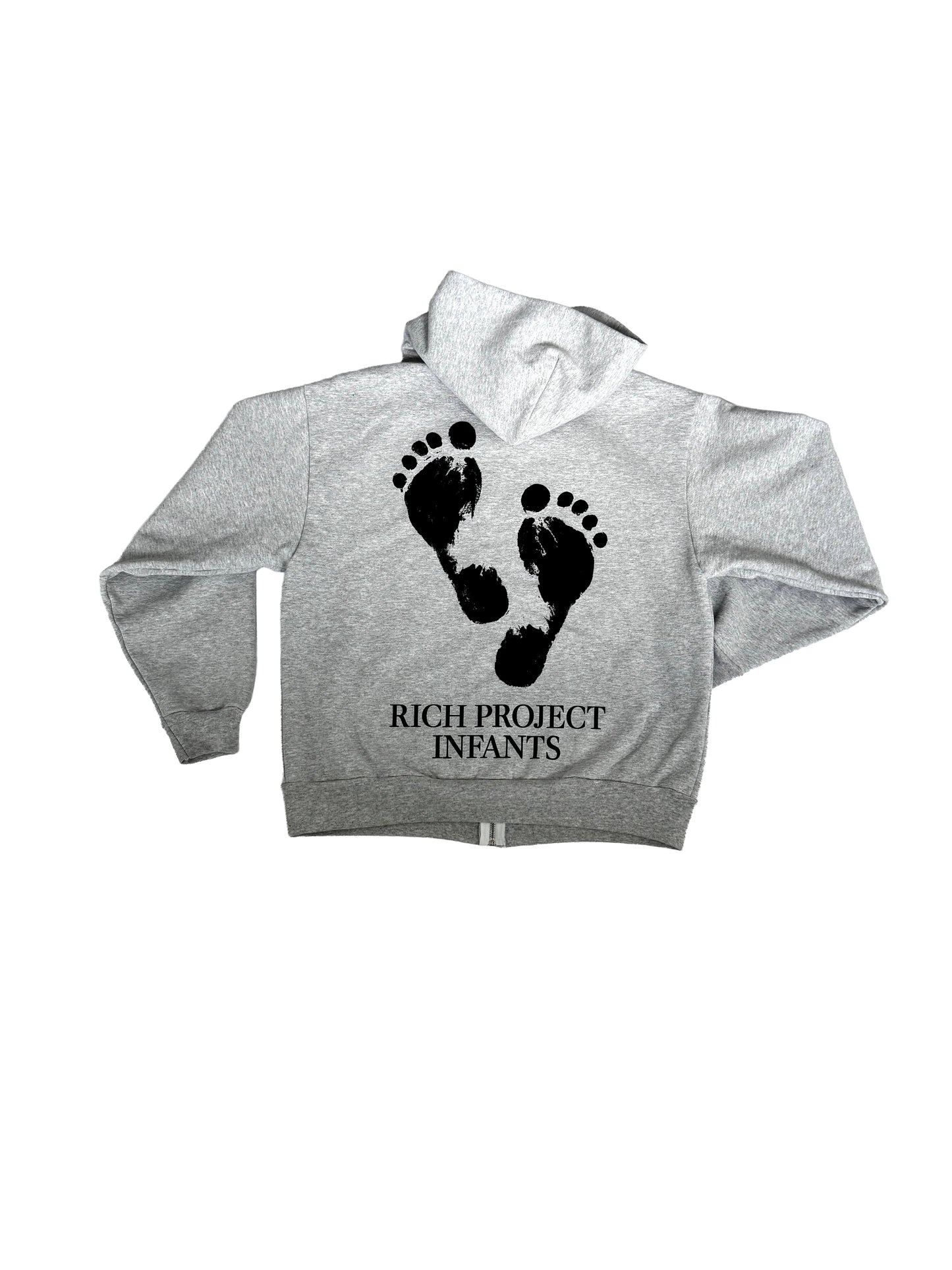 RPI Grey Performance ZIP Hoodie